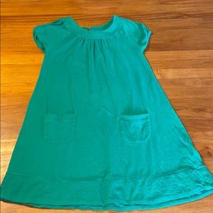 Mini Boden+Green+Cotton Dress+Sz 11-12